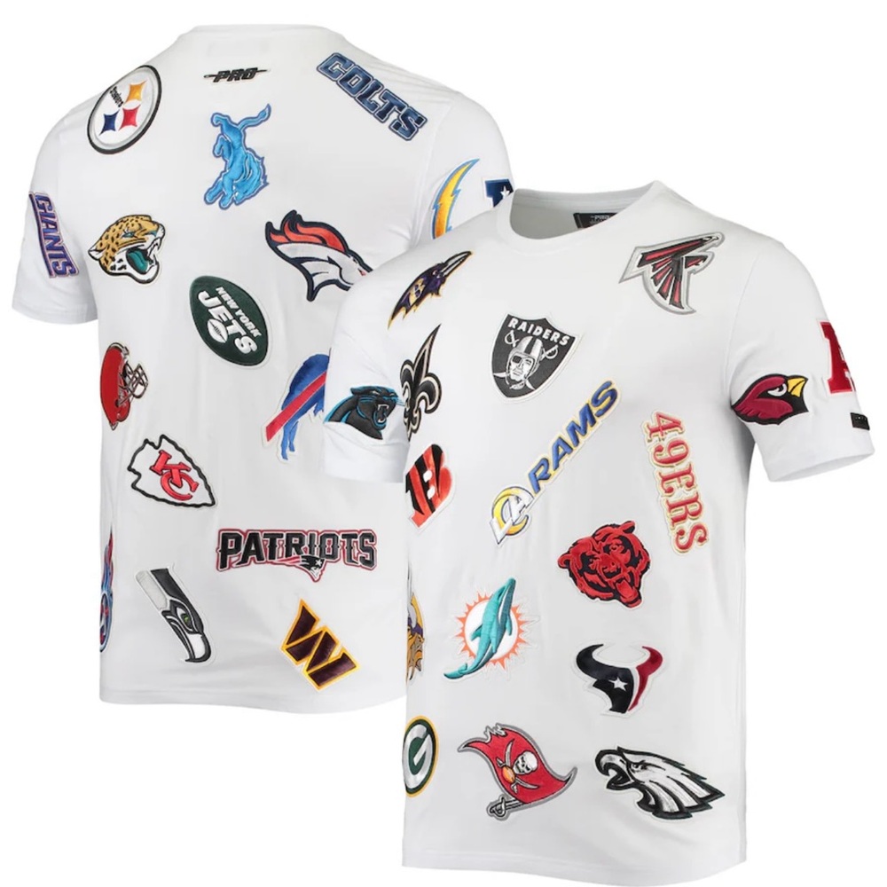 NFL Pro Standard White League Wordmark T-Shirt